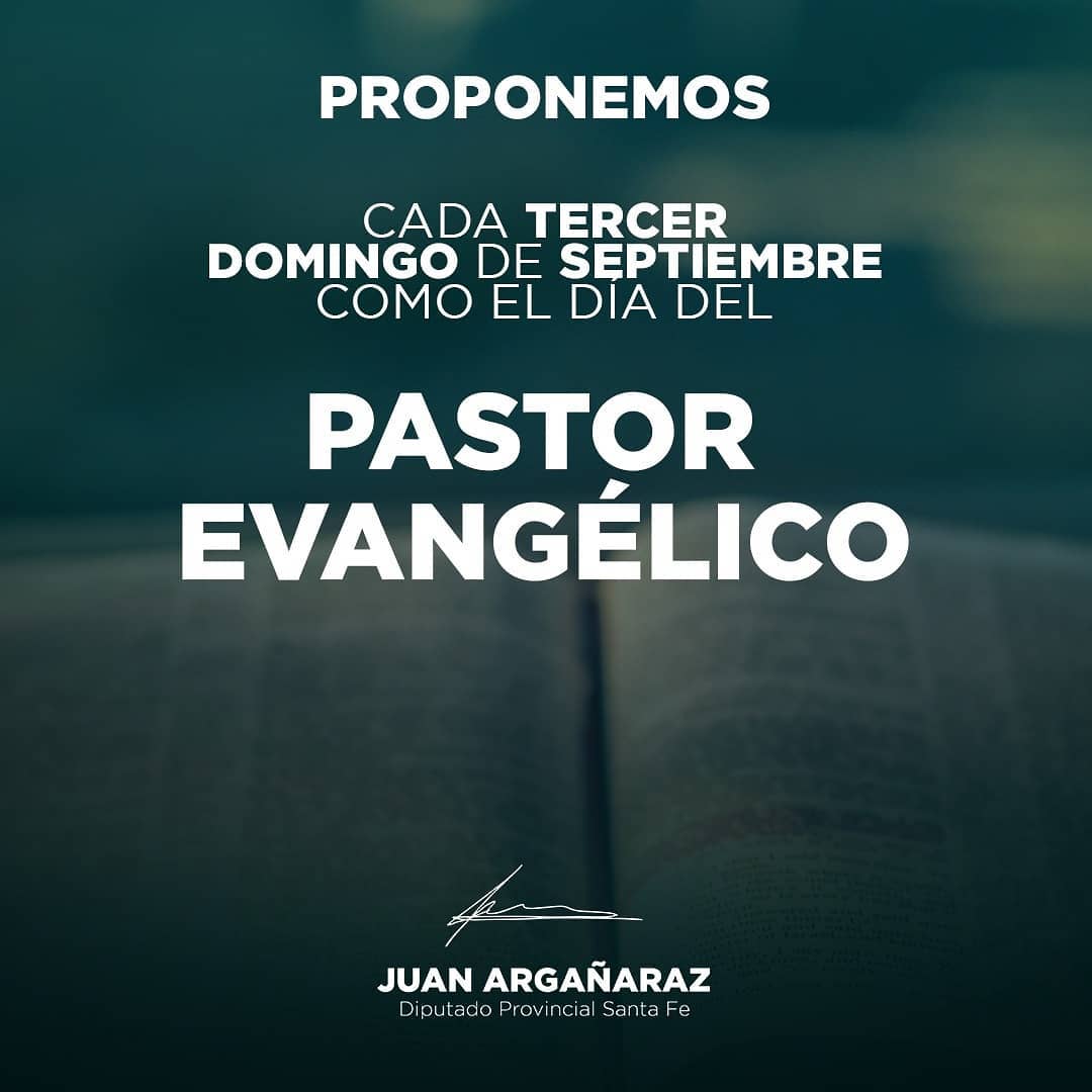 Feliz Día del Pastor Evangélico