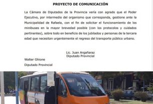 Reactivación del funcionamiento de los minibuses en la mayor brevedad posible